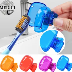 1PC portable plastic clip travel toothbrush head protective cover dustproof head cover suitable for family travel