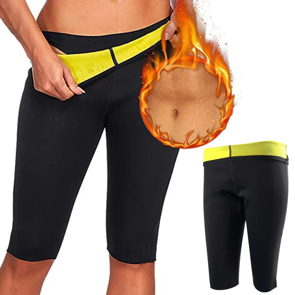 Women Sauna Sweat Weight Loss Slimming Neoprene Pants Shapewear Hot Thermo Waist Trainer Slimming Leggings Shaper Fitness Shorts