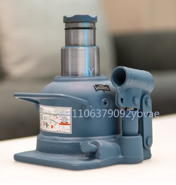 Low-profile hydraulic jack for forklifts, cars and trucks, with a capacity of 10 tons.