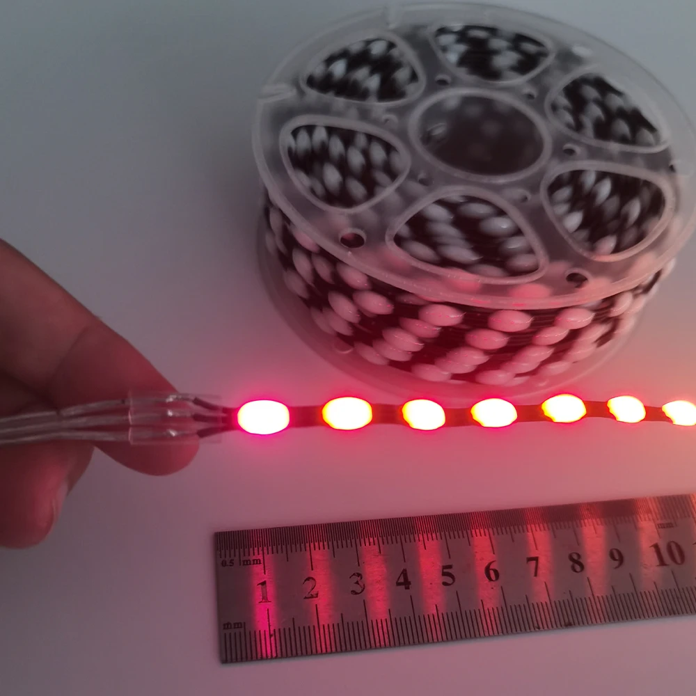 DC12V Seed Pixels Intelligent pixels 3channel RGB lights WS2811 WS2812 LED Pebble Pixel String Light RGB Addressable Full Color