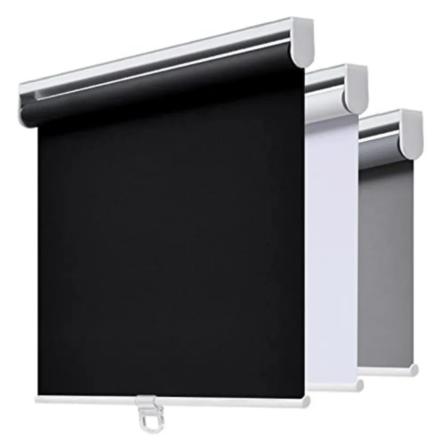 

Cordless Roller Shades out Blinds for Windows Room Darkening Rolled Up Shades with Spring System, UV Protection Window Shades D