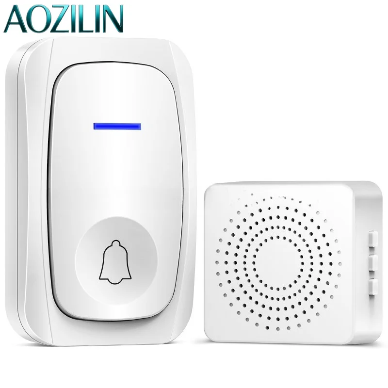 AOZILIN Smart Wireless Doorbell Home USB Powered 38 Adjustable Melodies Remote Call Alert Chime Doorbell