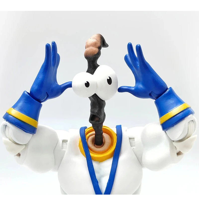 

surprised Pdna Earthworm Warrior Toy Moveable Earthworm Jim Crow Killer Goldfish Bob Interesting Birthday Hot Sale Gift