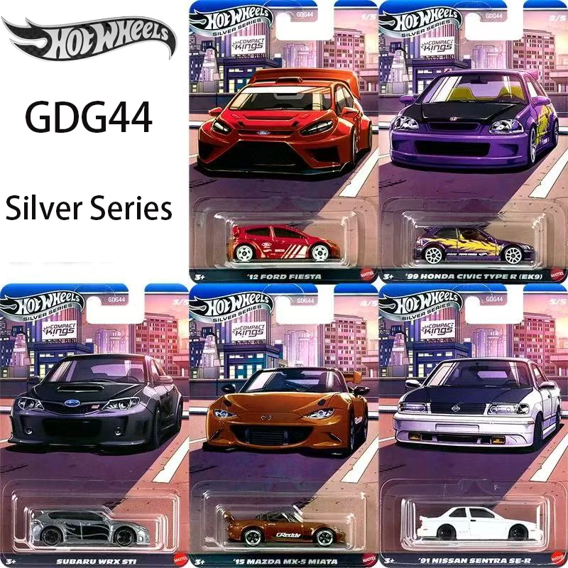 

Новая модель автомобиля Hot Wheels Advanced GDG44 COMPACT KINGS Silver Series MX-5, коллекционная игрушка