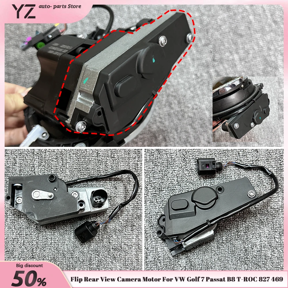 Moteur de caméra de recul rabattable pour VW Golf 7 Passat B8 T-ROC 827 469 827469