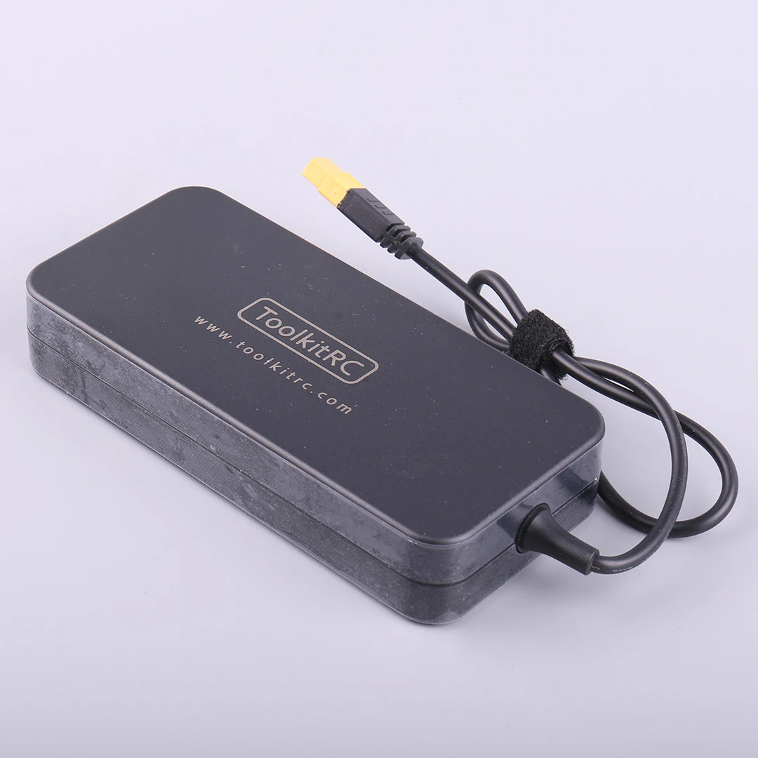 ToolkitRC ADP200 200W 19.5V 10.3A Charging Pwer Supply XT60 Interface Power Adapter Compatible with ISDT Q6 T6 T8 M6 M9 charger