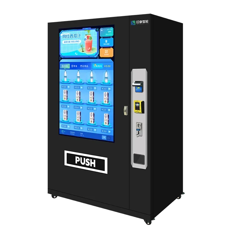 Best Selling Professional Combo Vending Machine For Snacks And Drinks Smart Vending Machines