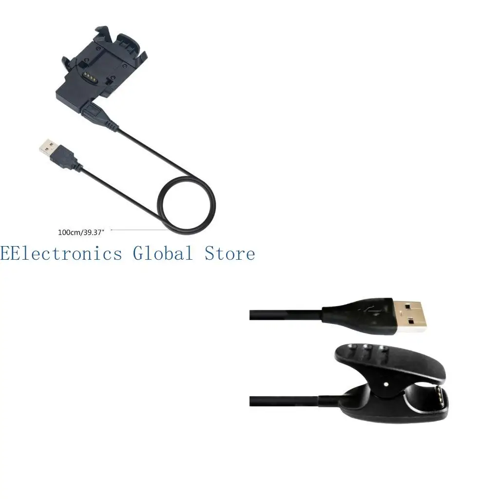 

462B 4-контактный USB-кабель для быстрой зарядки, зарядные устройства, зажимы для 5/3 Trainer/Ambit 1 2 3 SmartWatch, провод