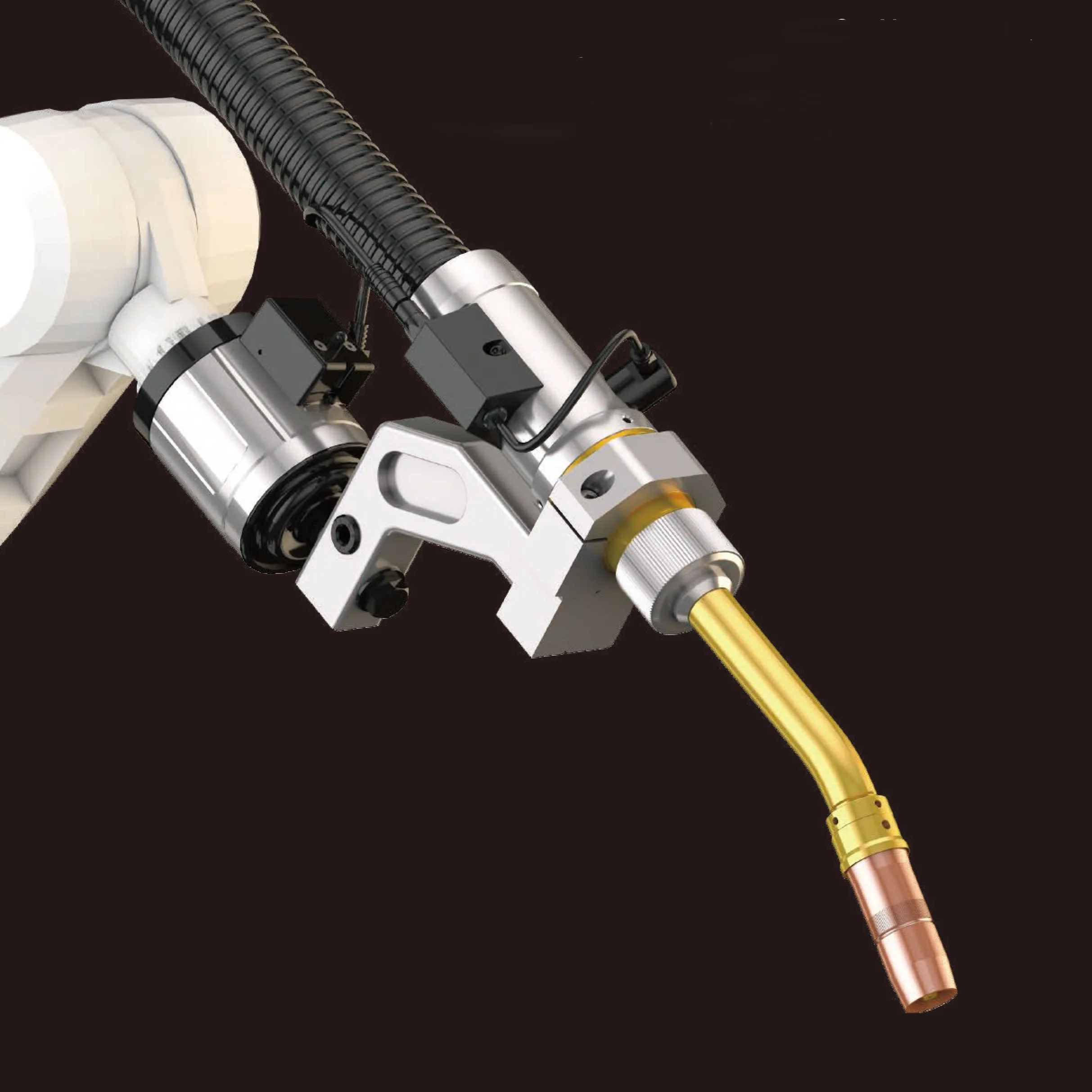 

High Quality Water cooling Unique Robotic Welding Torch Robot Over Arm Gun 500A