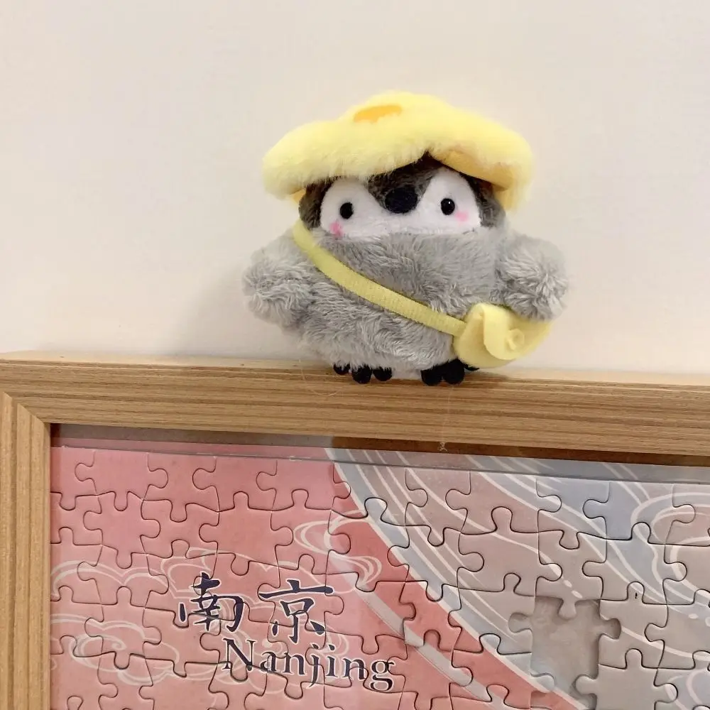 PP Cotton Penguin Doll Bag Pendant Fluffy Comfortable Penguin Plush Key Ring Cartoon Hanging Plush Penguin Keychain