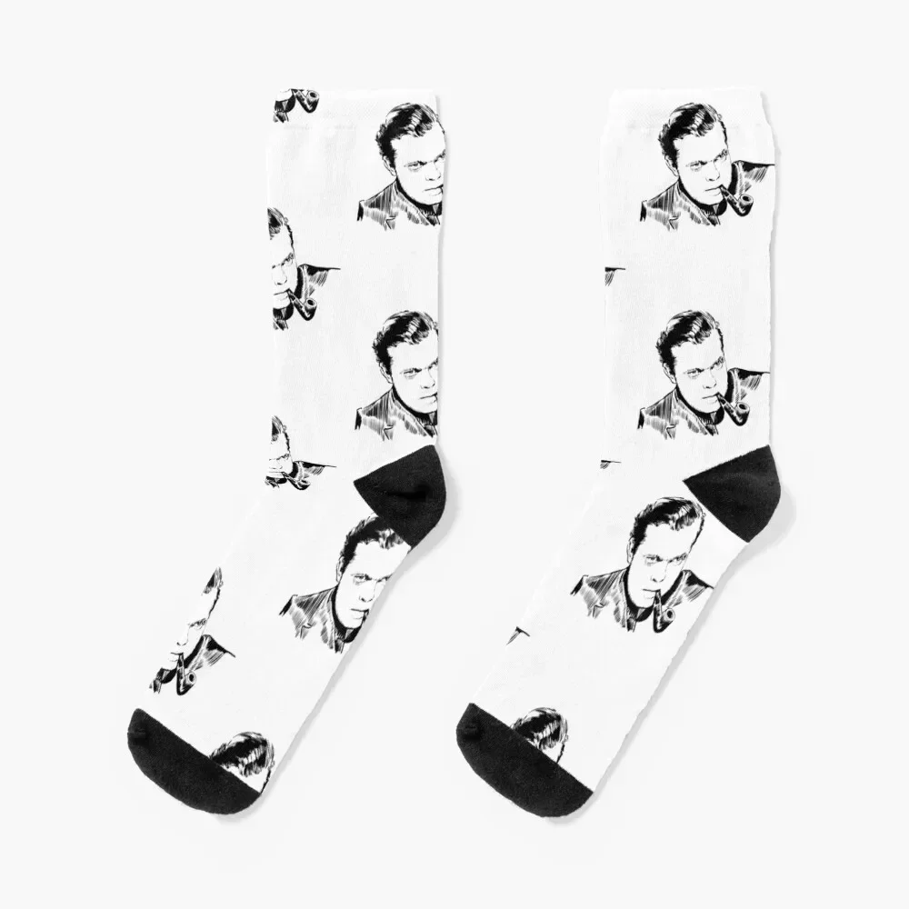 

Orson Welles Young Socks football happy Soccer Socks Women Men's