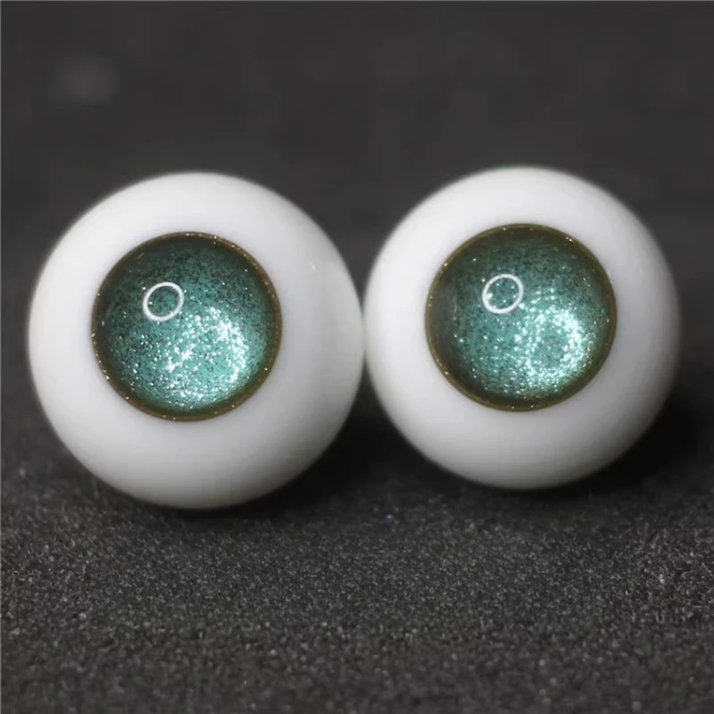 BJD Doll Eyes 16mm Blue-green 1/3 Inch Giant Baby 1/4 Inch Glass Eyeball Doll Accessories