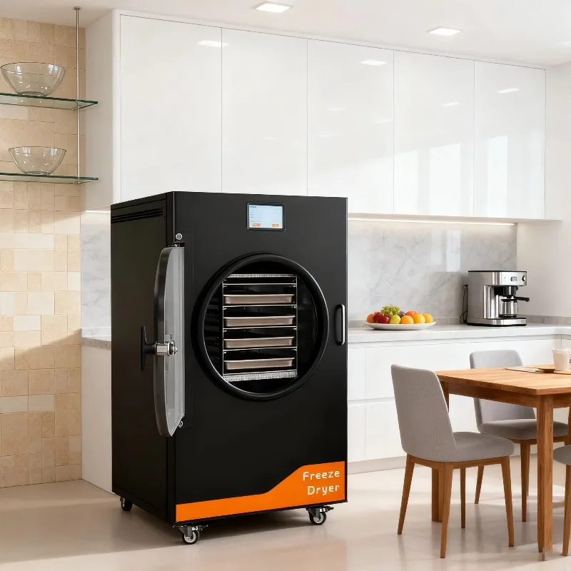 

4KG Small Home Freeze Dryer Machine Freeze Dried Fruits Vegetables Coffee Liofilizador Freeze Drying Equipment for Sale