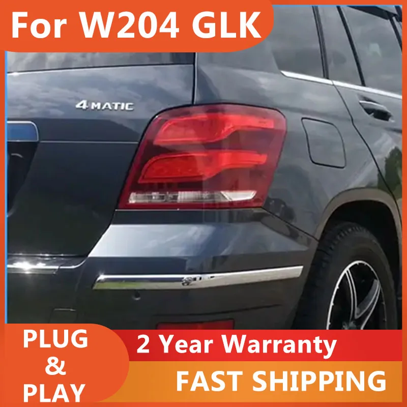 Car Accessories for Mercedes W204 Rear Lights 2007-2015 Benz GLK Tail Light DRL+Turn Signal+Brake+Fog+Reversing