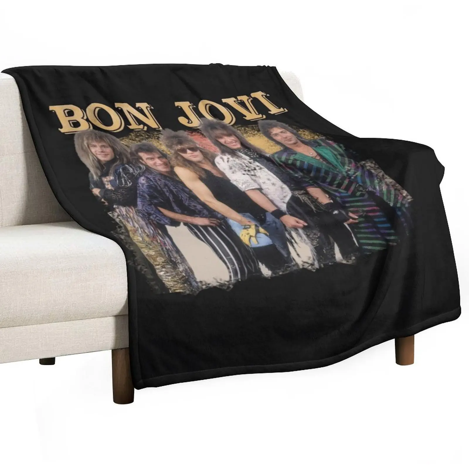 

Rock Band Jovi Throw Blanket Stuffeds halloween Blankets