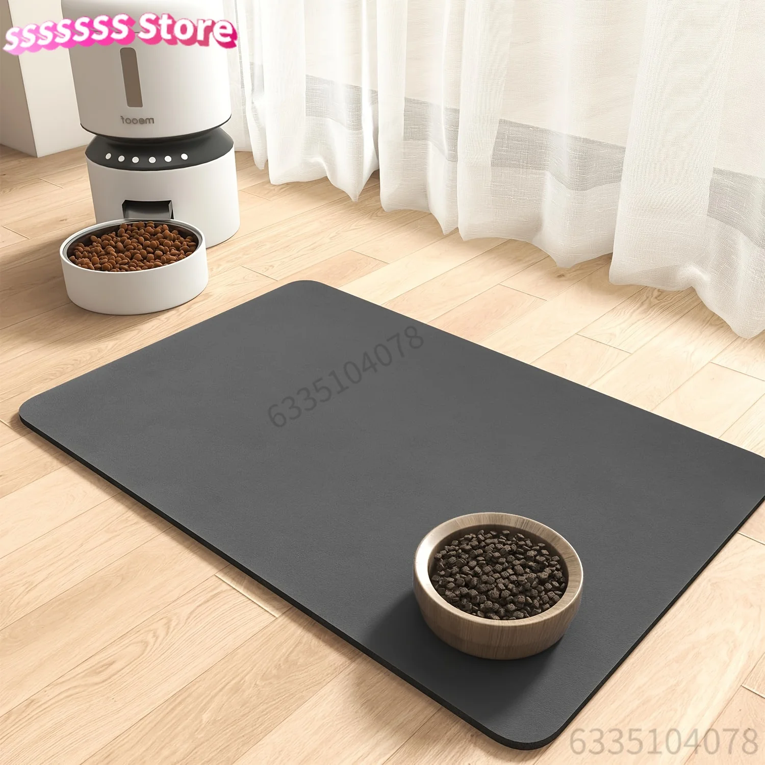 Absorbent Pet Feeding Mat, Dog Mat for Food and Water Bowl-Quick Dry Dog Cat & Dog Food Mat Water Dispenser Mat-Pet Supplies Mat