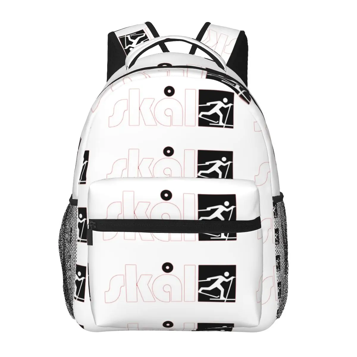 Skal Canada Maple Leaf Skiing By Dennis Weber Of ShreddyStudio Backpacks Bookbag School Bags Kids Rucksack Shoulder Bag