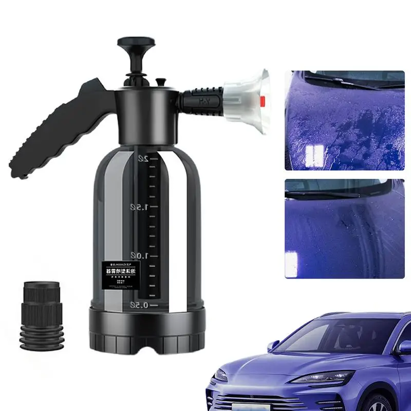 

Hand Pump Foam Sprayer Multifunctional Auto Wash Spray Bottle Car High Pressure Detailing Supplies Auto Washer Foam Cannon