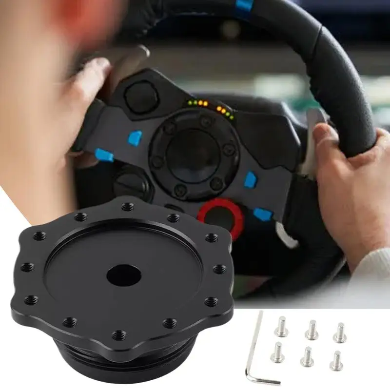 عجلة القيادة مهايئ توزيع الألومنيوم عجلة القيادة مهايئ توزيع معدات بديلة لنظام سباق السيارات الرجال المراهقين