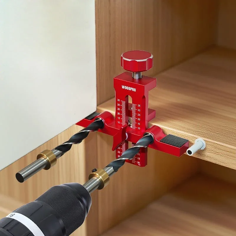 3 in 1 Cabinet Door Installation Positioner Mounting Jig for Installing Cabinet Doors, Door Panel Installation Rebounding Device