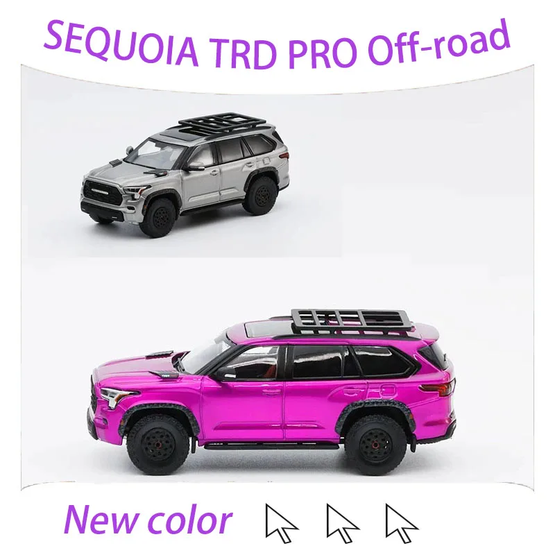 

Модель внедорожника GCD 1/64 SEQUOIA TRD PRO, литая, статическая, для коллекции, декоративная, праздничный подарок, игрушка