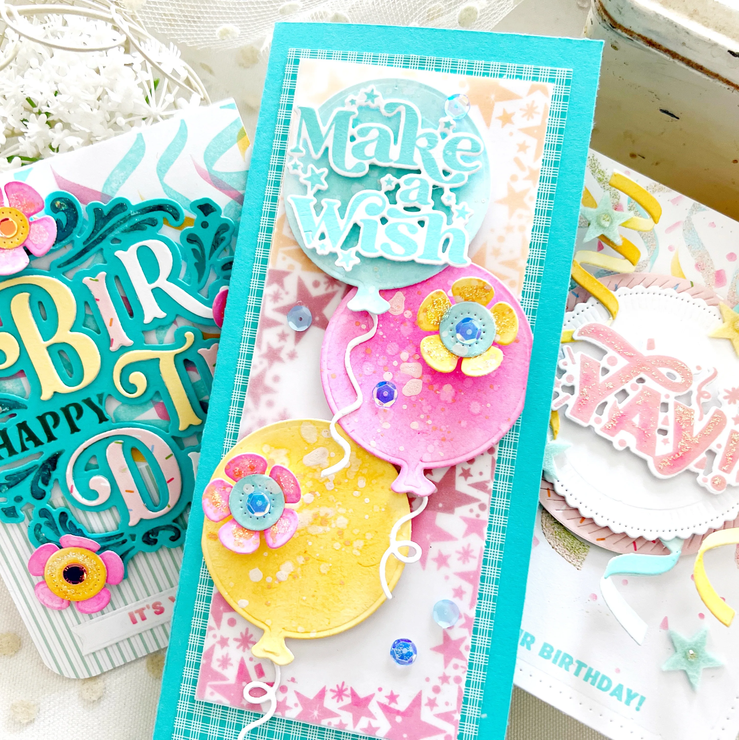 Apr New Bithday Summer Collection Clear Stamp and Metal Cutting Dies Hot Foil Stencil DIY Scrapbook Decoration Die Cut Make Card