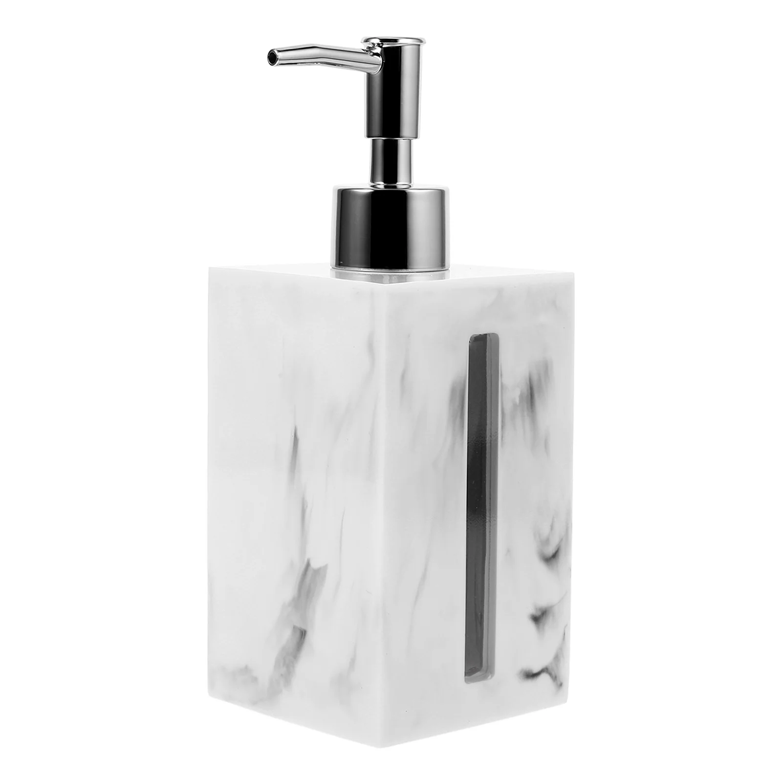 

Shampoo Bottle 500ML Silver Pump Resin Soap Dispenser Bathroom Lotion Bottle Reusable Shampoo Bottles Home Filling Manual