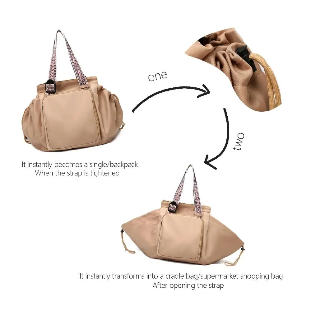 Essential Travel Organized Bag Adjustable Straps 15 Smart Pockets Tote Bag 4 Way Convertible Multifunctional Backpack Ladies