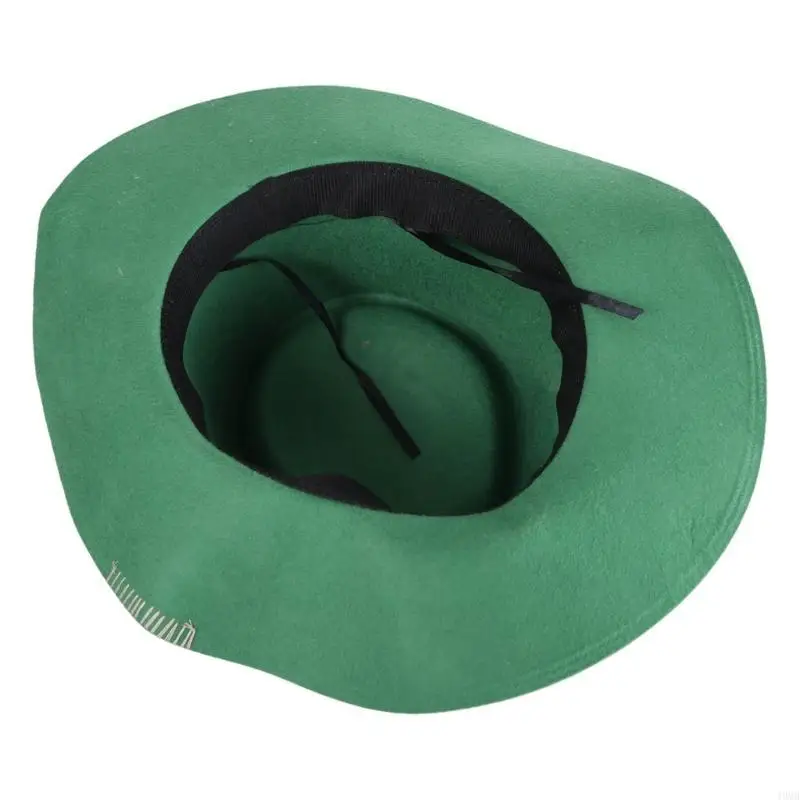 

Versatile Wide Brim Hat with Ethnic Embellishments Stylish Hat for All Occasions 49MB