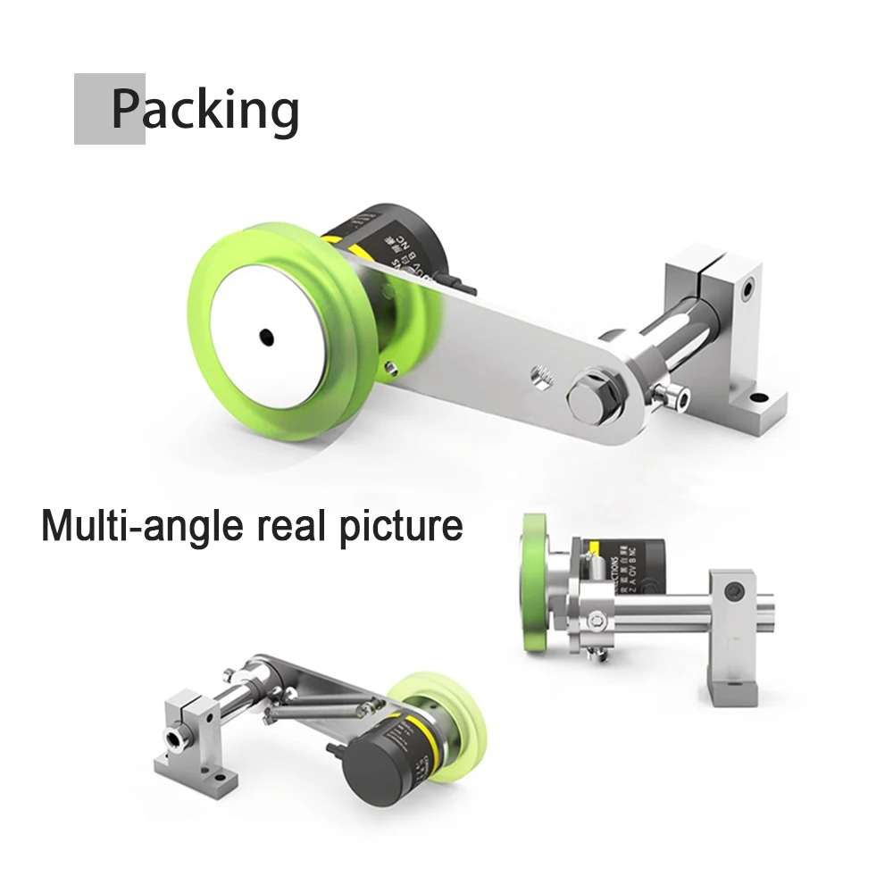 Imagem -06 - Codificador Rotativo com Roda de Medição Sincronizador Suporte de Instalação Fixa Conjunto Completo de Dispositivo de Medição