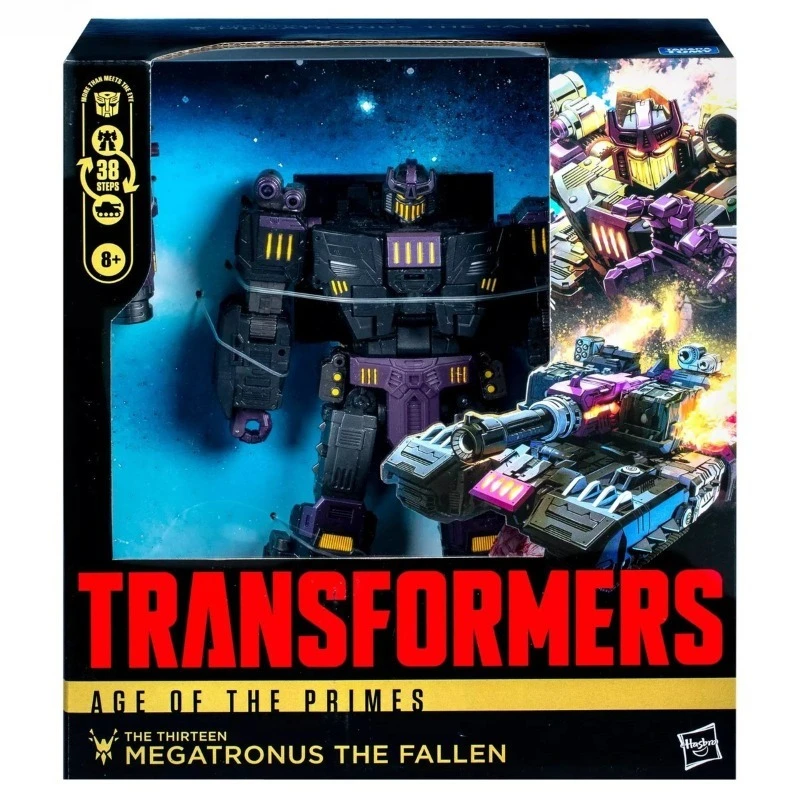In Stock Hasbro Transformers Toy Age Of The Primes Megatronus The Fallen Models Anime Movie Toys Robots Action Figures Gifts