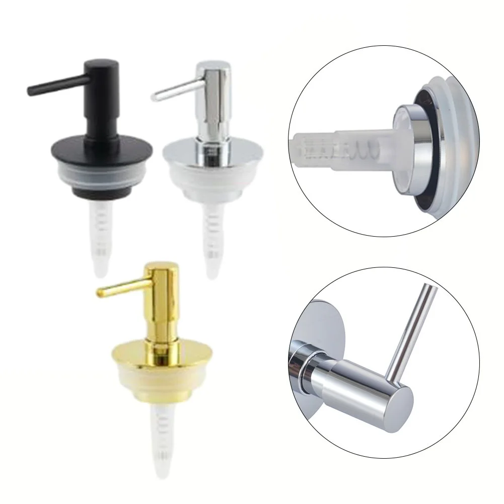 Soap Dispenser Pump Lotion Bottle Replacement Soap Pump Jars Press Nozzle 28 Teeth Thread For Most Liquid Pumps Bottles