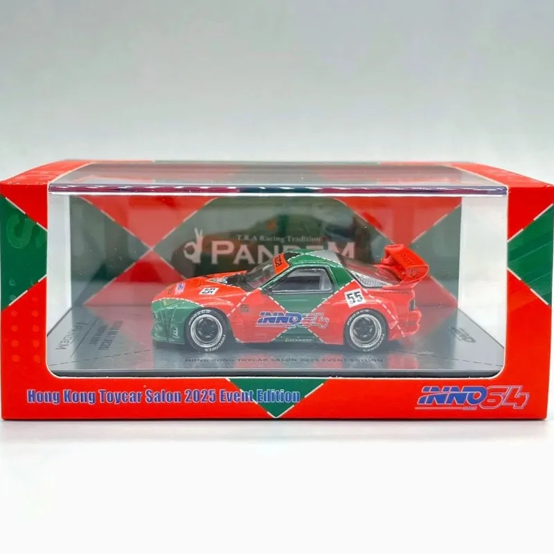 INNO 1/64 RX-7 FC3S Hong Kong Toycar Salon 2025 édition événement alliage jouet véhicule à moteur moulé sous pression en métal modèle cadeaux