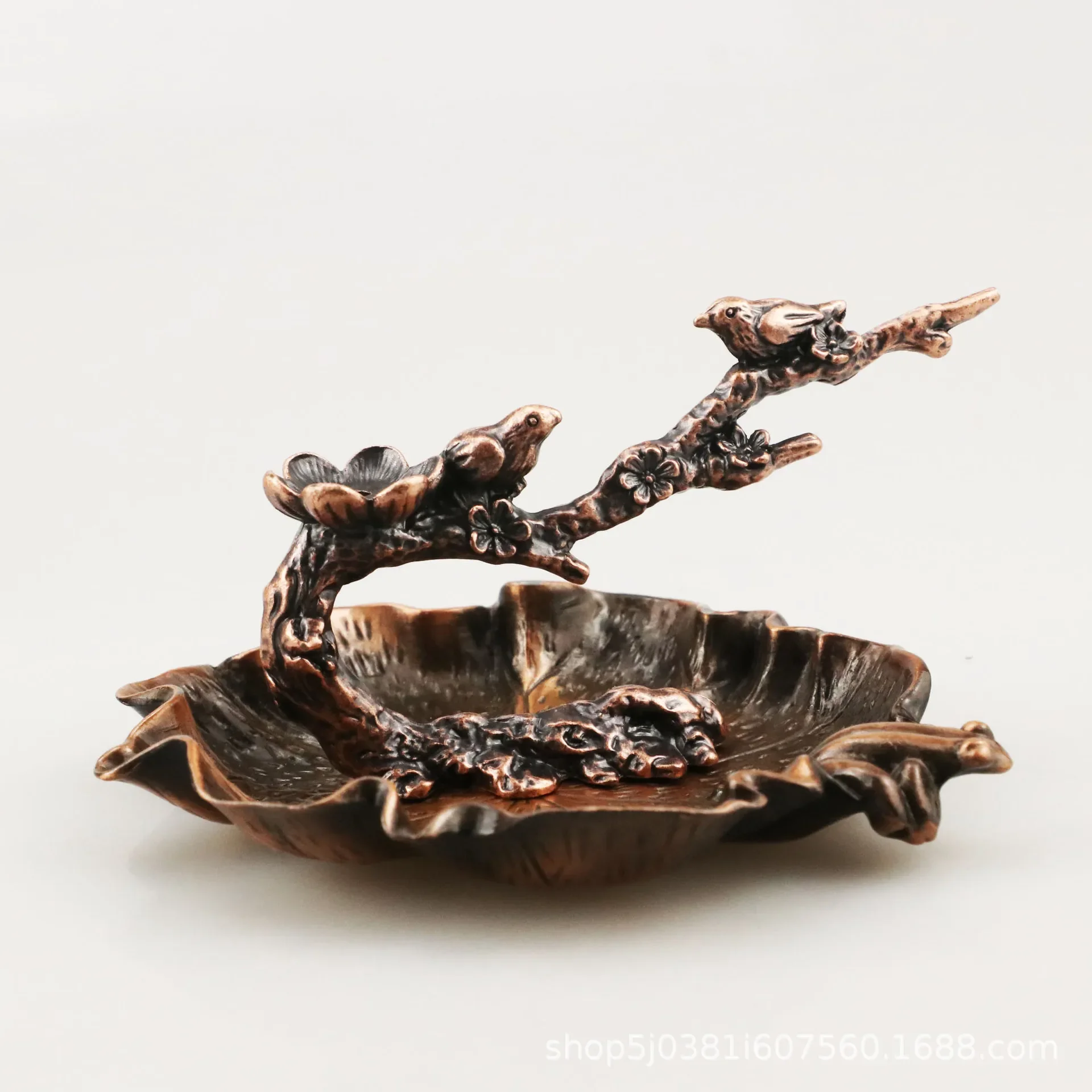 Incense Burner Aroma Burner Creative Lotus Bunrer Cones Backflow Incense Holder Plum Branch Home Decor