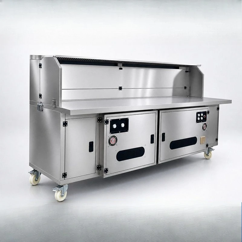 truck Commercial mobile night market stall Free cleaning Strong suction washing Environmental protection purification furnace