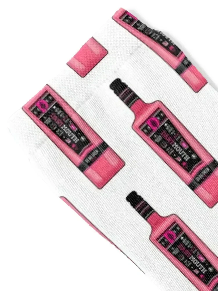 ถุงเท้าดาร์ทมอร์ธสีชมพูลายวิทเนียร์ ของขวัญตลกๆ สำหรับปีใหม่ ถุงเท้าดีไซน์เนอร์สำหรับผู้ชายและผู้หญิง