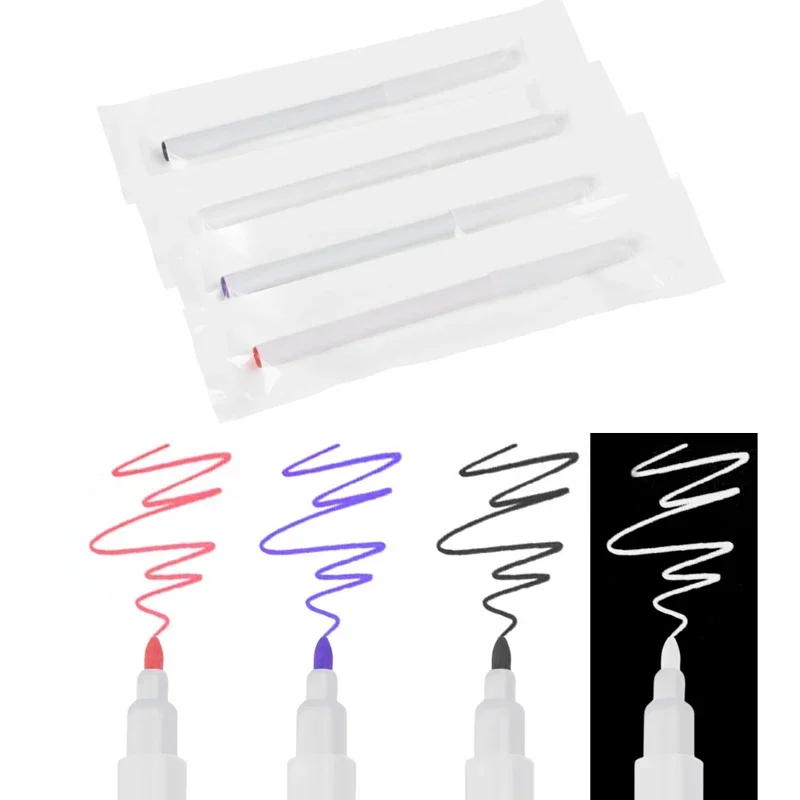 

Белый, красный, черный, синий, 4 шт., маркер для кожи, ручка для бровей, форма маркировки, перманентный микроблейдинг, хирургические маркеры для наконечников, татуировка