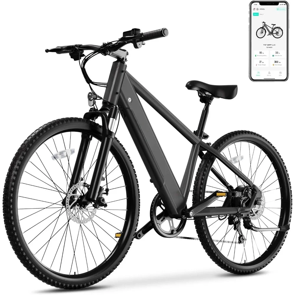 

Electric Bike for Adults,7-Speed,Commuter Electric Bike with 360Wh Removable Battery,LCD Display,Suspension Fork