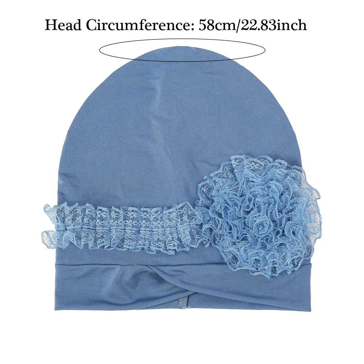 Nieuwe Vrouwen Kant Bloemen Tulband Cap Elastische Islamitische Vrouwelijke Effen Kleur Hoofd Wraps Moslim Hijaabs Hoofddoek Dame Beanie Caps