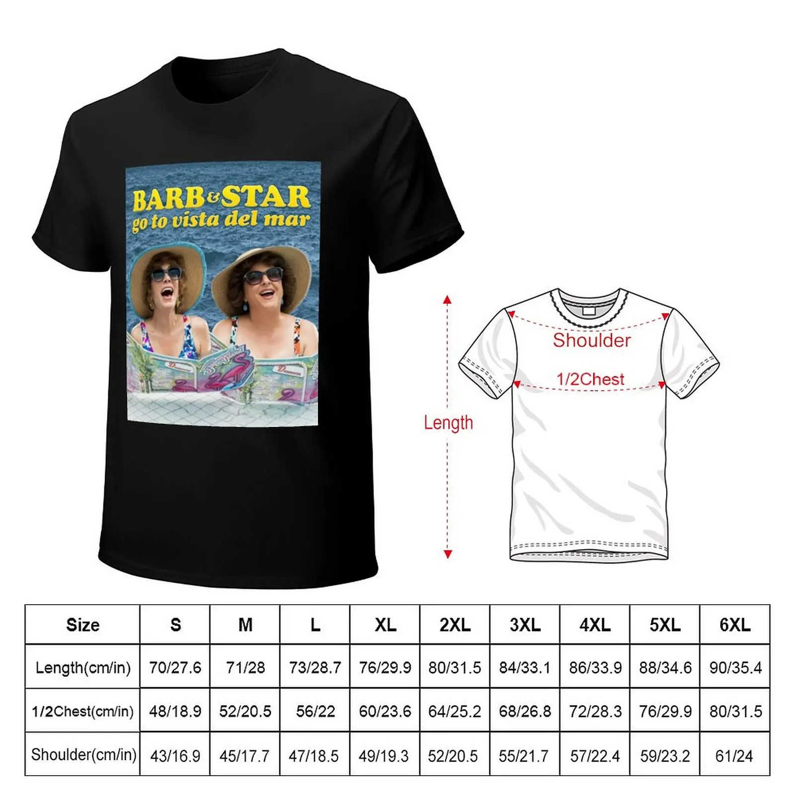 BARB and STAR go to visita del mar new 2021 T-Shirt Big Size Short Sleeve Tee for Men