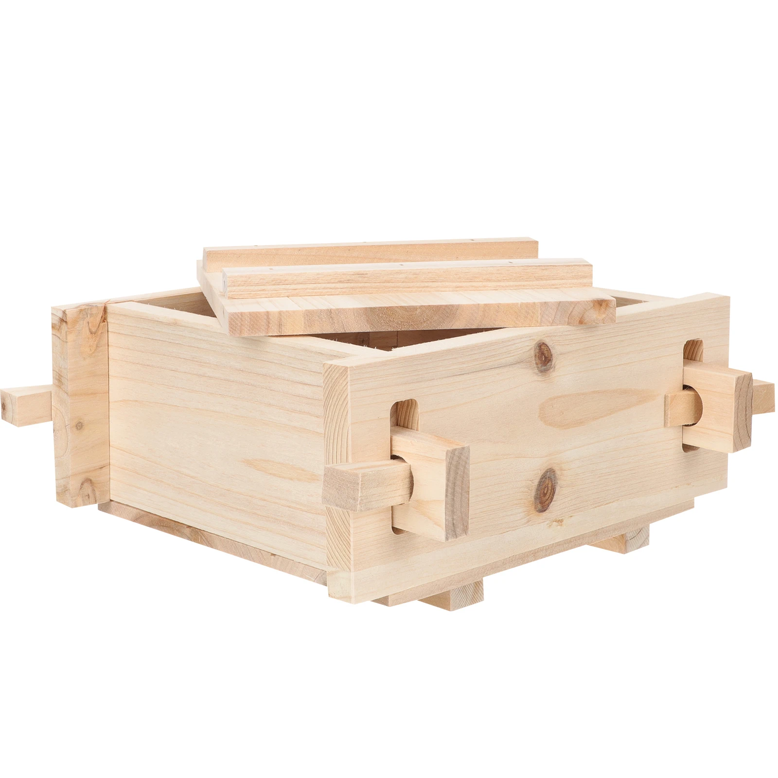 

Wood Press Squeezer Compact Lightweight Tofu Making Mold Kitchen Bar Tool Practical Press Tofu Mold Gift