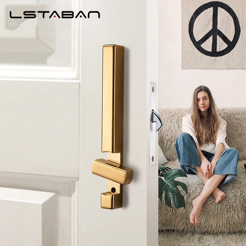 

Zinc Alloy Handle Mechanical Door Lock Hotel Silent Anti-theft Door Locks Furniture Hardware Supplies Universal Mute Lockset