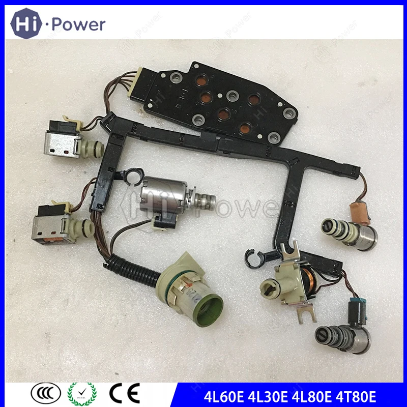 

4L60E 4L30E 4L80E 4T80E Tested Transmission Control Valve Solenoids +Wire for 93-05 EPC Shift TCC 3-2 PWM 4l60e Gearbox Part