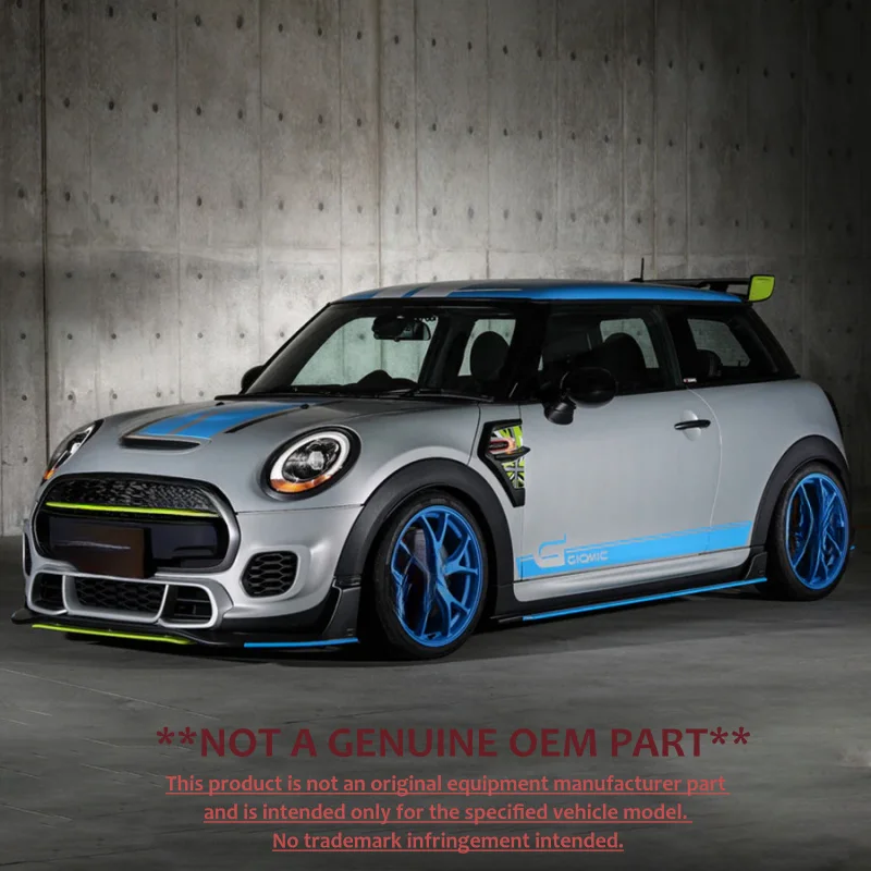For MINI JCW COOPER F56 F57 Body Kit Front Lip Side Skirt Rear Diffuser Spoiler Exterior Modification Parts