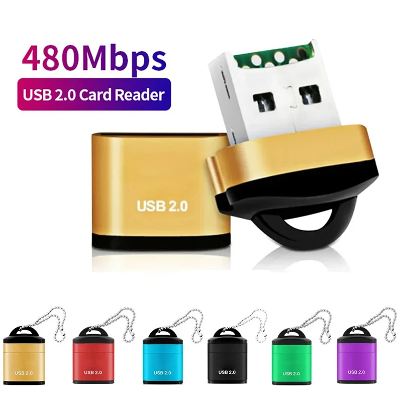 Mini High Speed USB 2.0 Card Reader TF Micro SD Memory Card Adapter For Computer Desktop Laptop Notebooks Micro SD USB Cartridge