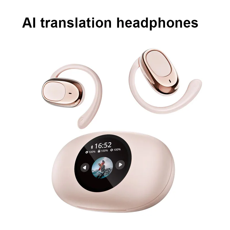 

AI translation Earphones Bluetooth HIFI Sound Quality Noise Reduction Can Communicate With Languages From Different Countries