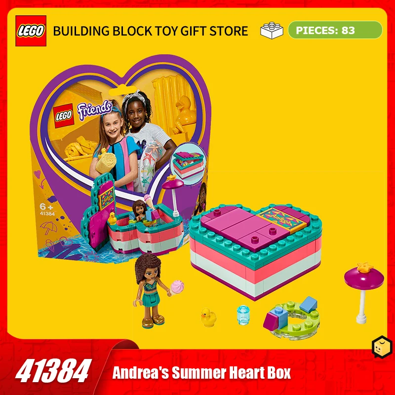 

LEGO Building Blocks Friends Series 41384 Andrea's Summer Treasure Box Splicing Blocks Children's Toy Gift