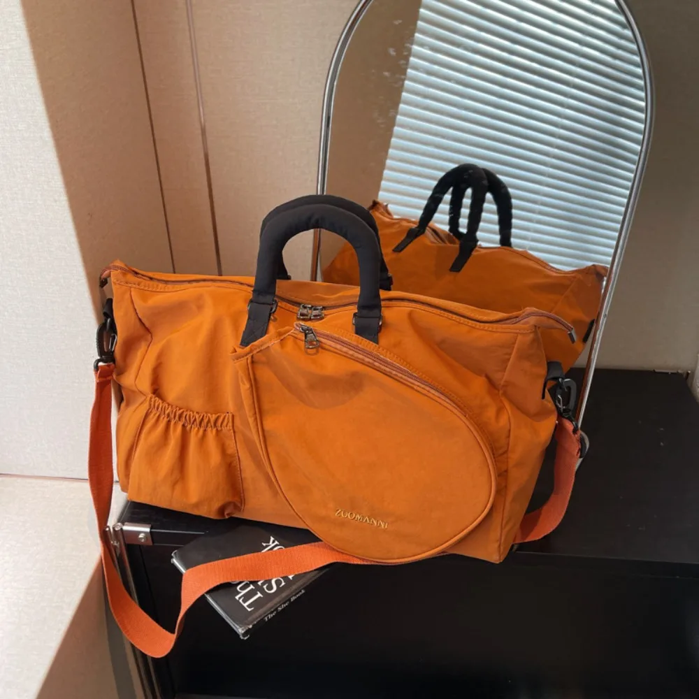 

New Badminton Racket Bag Outdoor Sports Shoulder Crossbody Bag Large Capacity Dry Wet Separation Gym Bag for Men Women