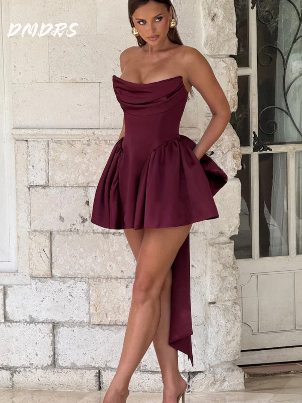 

Charming Evening Dresses 2025 Elegant Burgundy A-Line Party Dress Classic Sleeveless Prom Gowns Customized