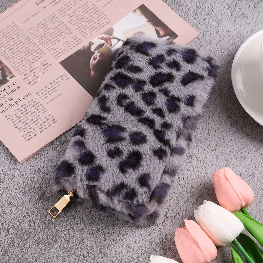 Trend Zero Wallet Multifunctional Portable Card Bag Large Capacity Leopard Print Purse
